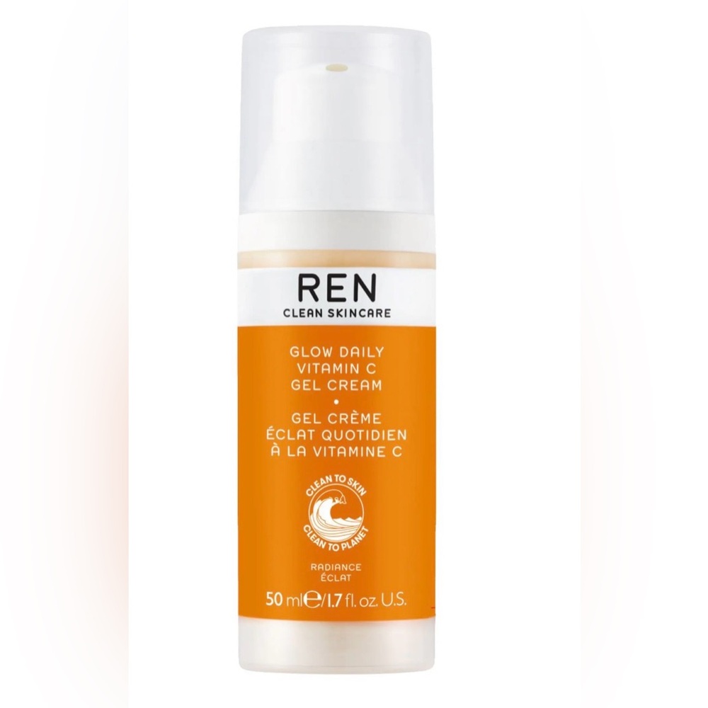 REN Clean Skincare Glow Daily Vitamin C Gel Cream Face Moisturizer